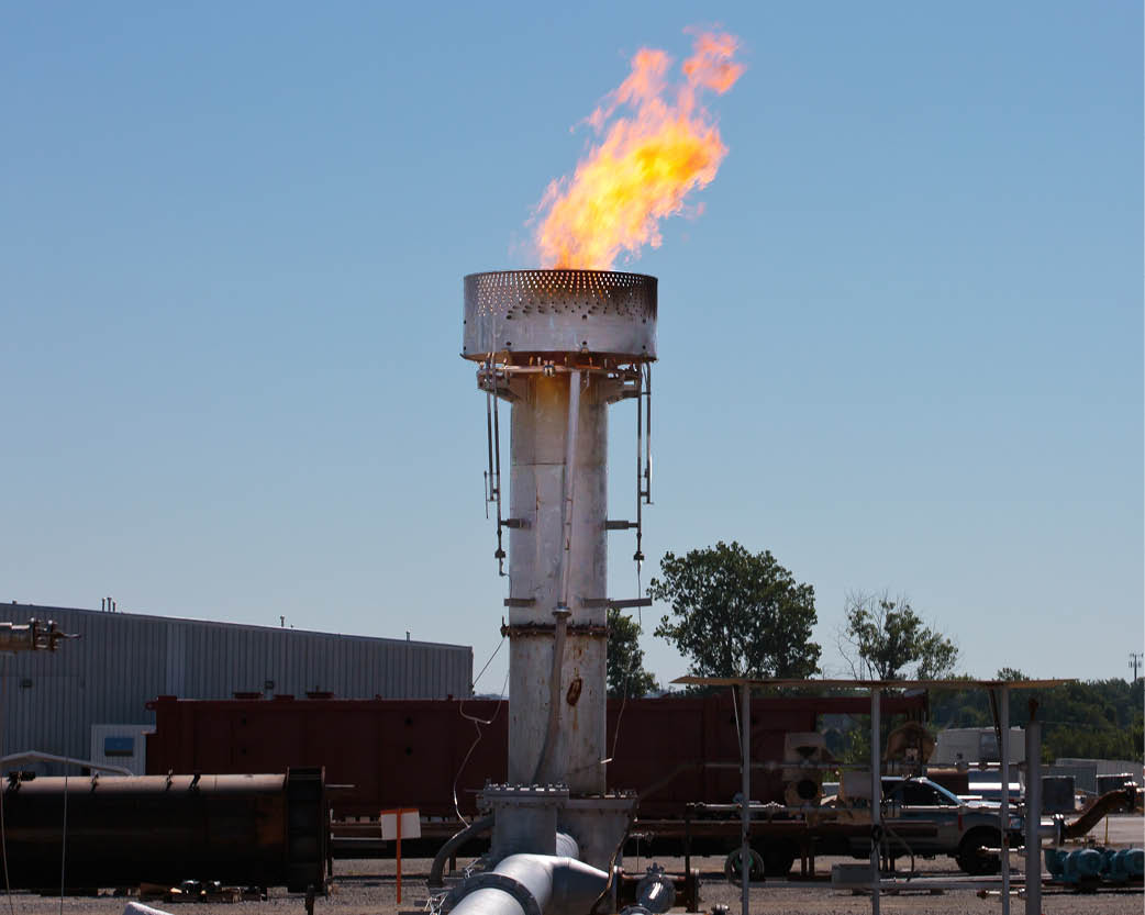 Zero Flare Gases