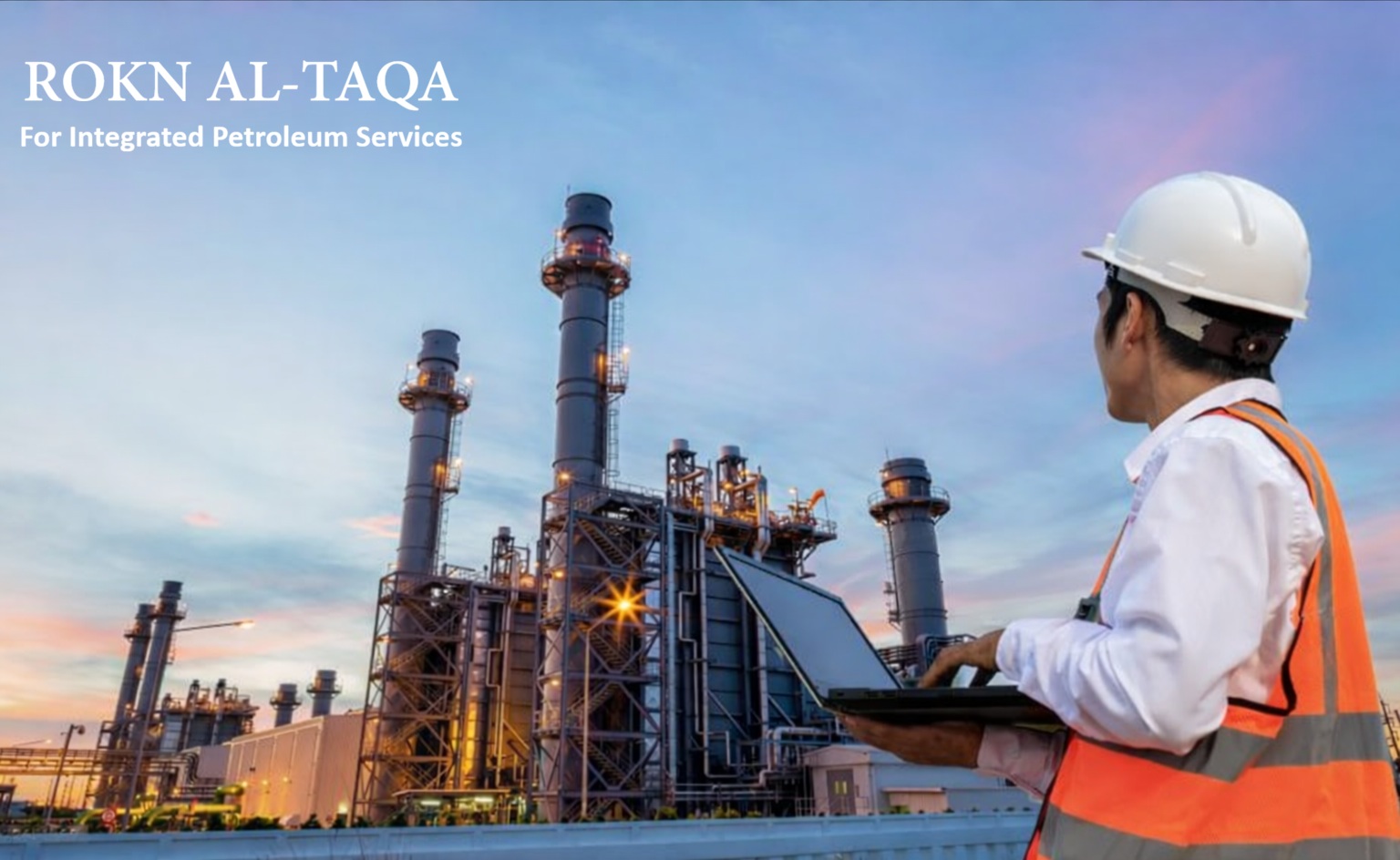 Engineer with tablet